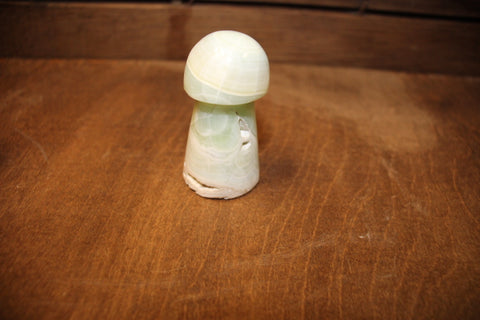 Tall Pistachio Calcite Mushroom