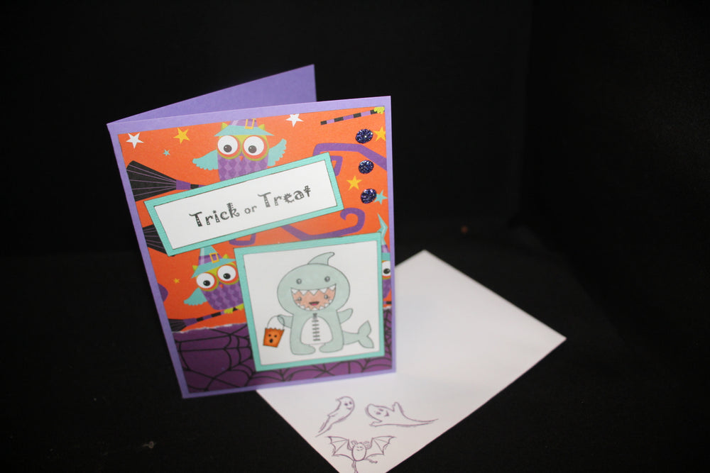 Trick or Treat Halloween Card by Pink Paper Studio