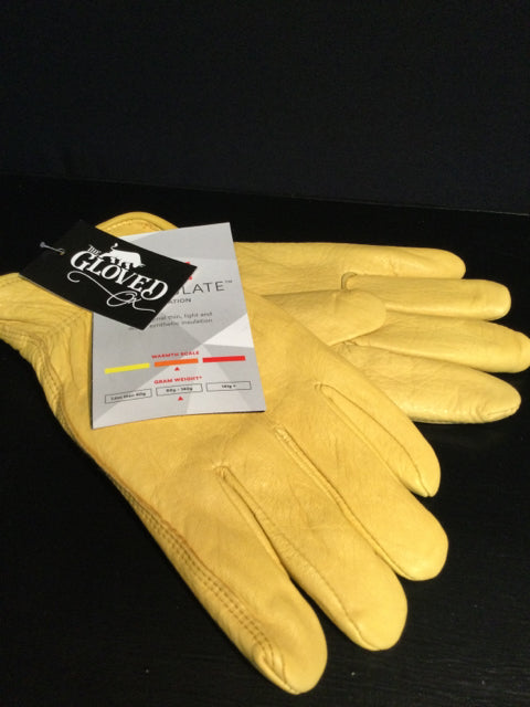 Men's XL Yellow Deerskin Gloves by The Gloved Ox