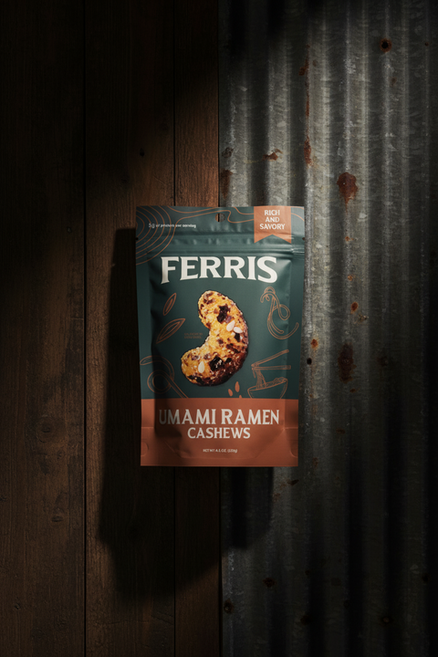 Umami Ramen Cashews 4.5 oz.