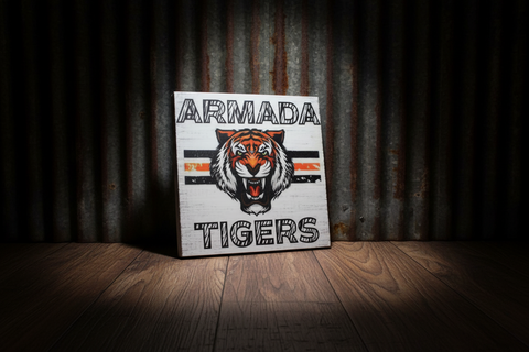 Armada Tiger Ravaged Barn Signs