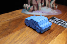 Load image into Gallery viewer, 3-D Printed Blue Race Car by AMLinspirations Toys
