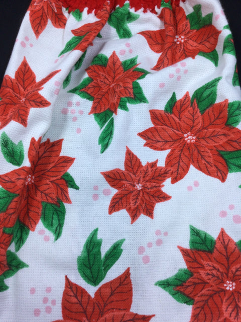 Poinsettia Flower Towel by Grandma Jan