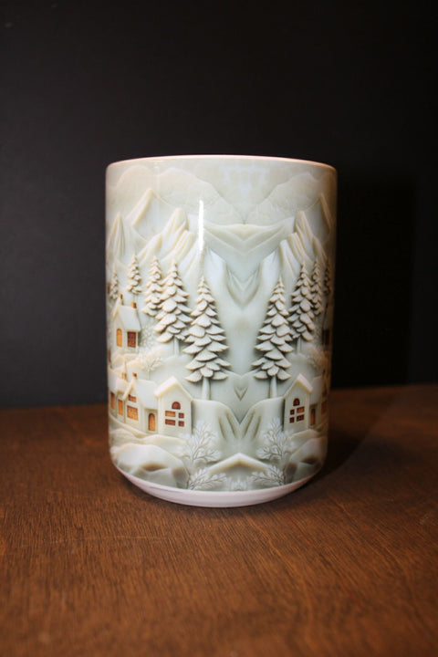 Winter Village Coffee Mug by June Bugs