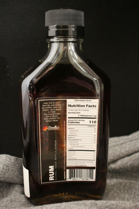 Rum Barrel Aged Maple Syrup