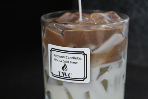 Scent Mocha Cold Brew Regular TastyWorxCandleCo Soy Candles