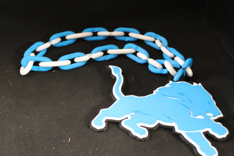 Honolulu Blue Detroit Lions Fan Chain