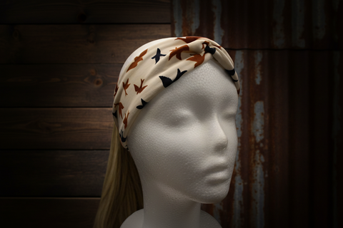 Birds Soft Stretch Twist Headband - Child