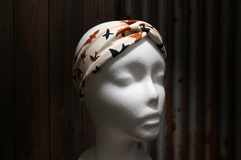 Birds Soft Stretch Twist Headband - Toddler