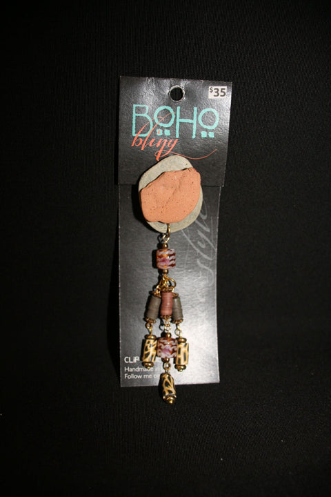 Desert Earth Clip On Jewelry by Boho Bling
