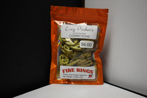 Fire Rings - Freeze-Dried Pickled Jalapeños