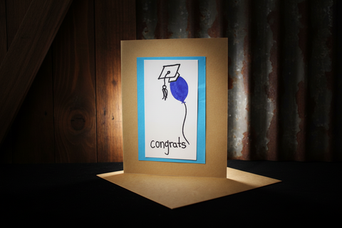 Blue Congrats by Cards For A Cause