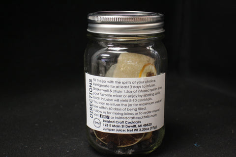Twisted Craft Cocktails Juniper Juice Infusion Jar