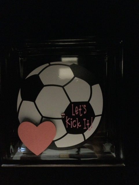 Let's Kick It! Soccer Bank by Plum Pallet