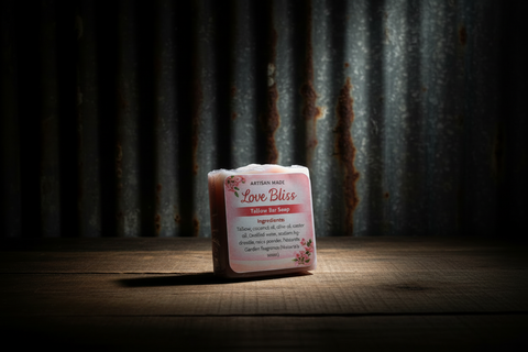 Artisan Made Love Bliss Tallow Bar Soap