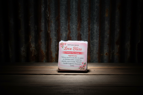 Artisan Made Love Bliss Tallow Bar Soap