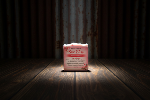 Artisan Made Love Bliss Tallow Bar Soap