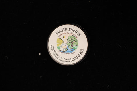 Peppermint Tallow Cream, 1/2 OZ by Creations by the Creek