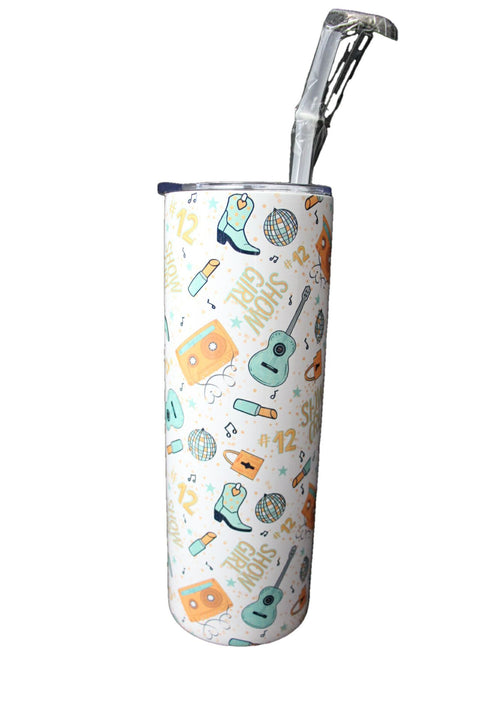 Pop Star 20 oz Tumbler by June Bug Creations