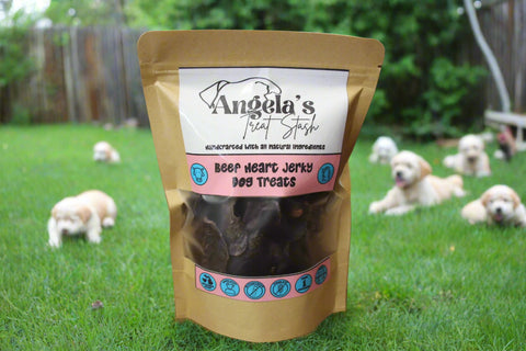 Beef Heart Jerky Treats-Angela's treat stash