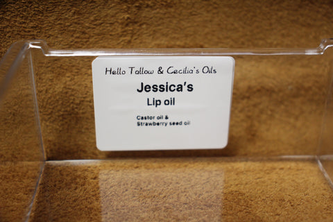 Hello Tallow and Cecilia’s Oils Jessica Strawberry Lip Gloss