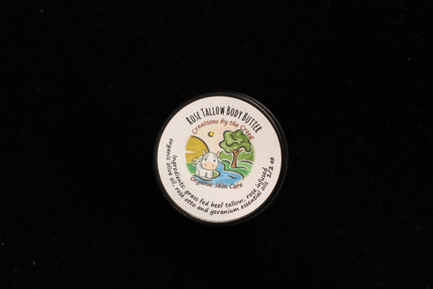 Rose Tallow Body Butter, 1/2oz by Creations by the Creek