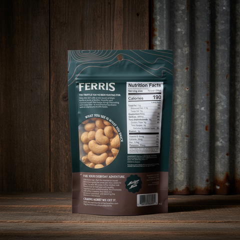 Black Truffle Cashews 4.5 oz.