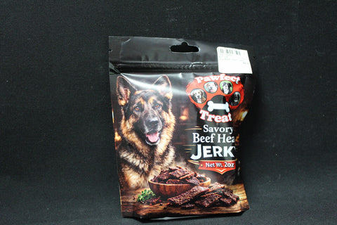 Savory Beef Heart Jerky Dog Treats by Pawfect Treats