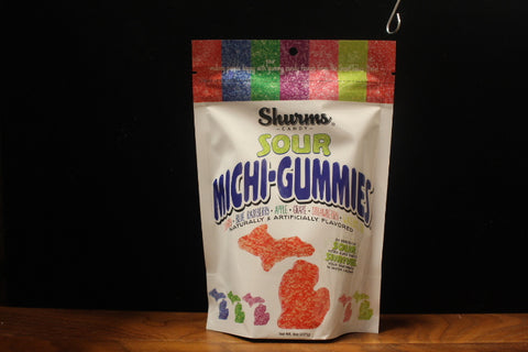 Sour MichiGummies – 8oz. Resealable Pouch By Shurms