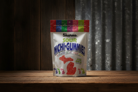 Sour MichiGummies – 8oz. Resealable Pouch By Shurms