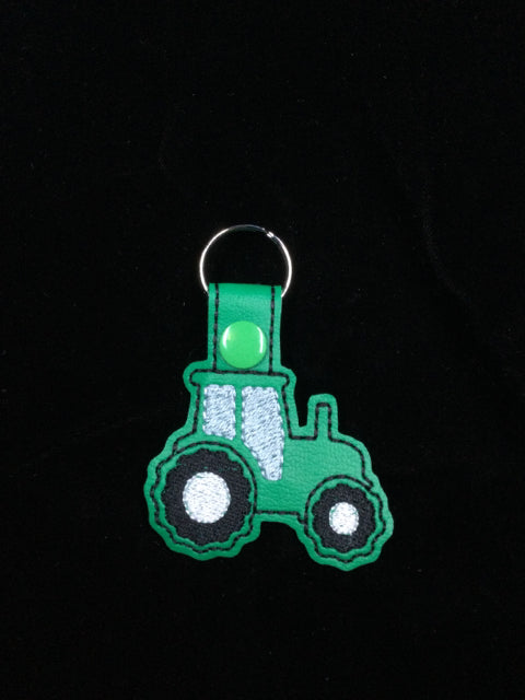 Tractor Key Chain by Stitching Critters