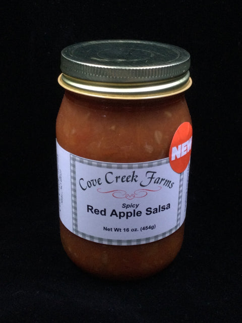 Red Apple Salsa, Spicy by Cove Creek Farms