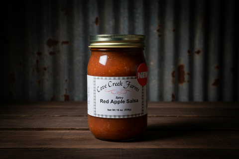 Red Apple Salsa, Spicy by Cove Creek Farms