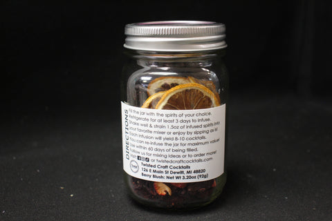 Twisted Craft Cocktails Berry Blush Infusion Jar