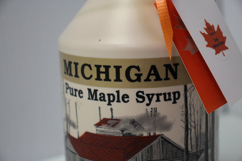 32 fl. Ounces US Grade A Pure Michigan Dark Robust Taste Maple Syrup