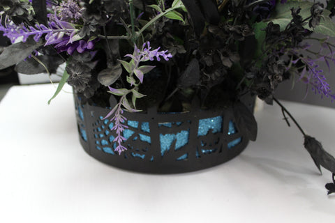 Spooky Midnight Bloom - Halloween Floral Arrangement