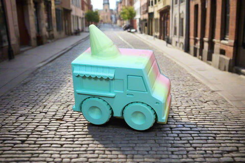 3-D Printed Multi Color Unicorn Ice Cream Truck by ALM