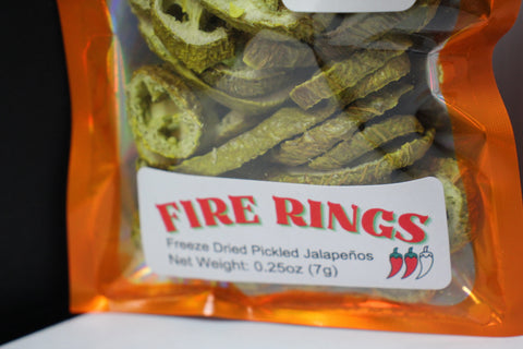 Fire Rings - Freeze-Dried Pickled Jalapeños