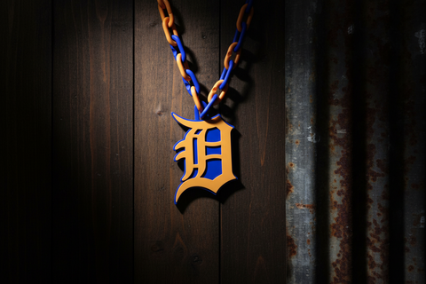 Orange Detroit D Chain Size 20 Inch Harding Made