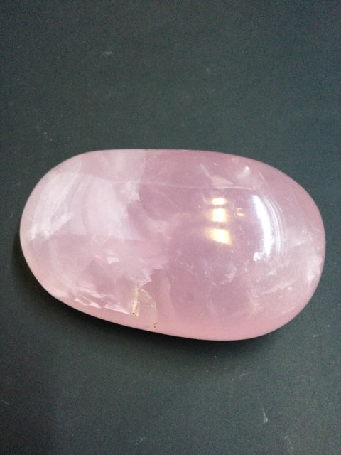 Rose Quartz Palmstone by Pirate Booty and Crystal Treasures