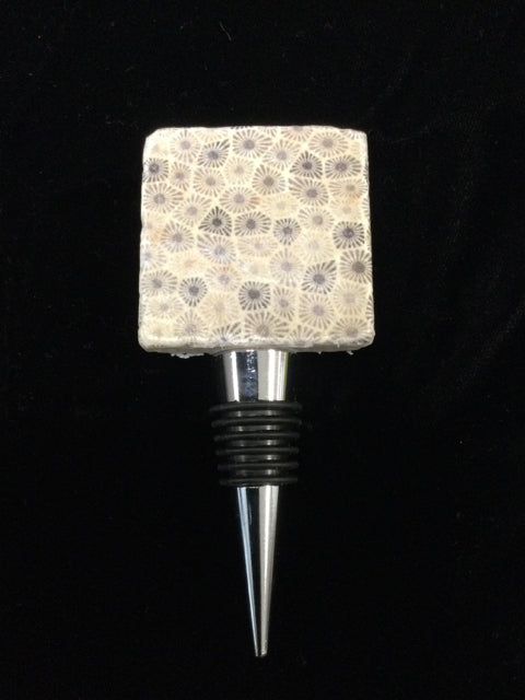 Petoskey Tile Wine Stopper by Ravaged Barn