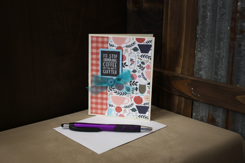 Not A Quitter Coffee Card