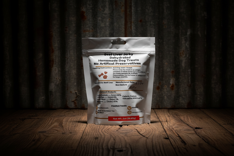 Prime Beef Liver Jerky Dog Treats by Pawfect Treats