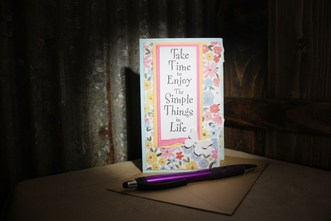 Take Time to Enjoy the Simple Things Card