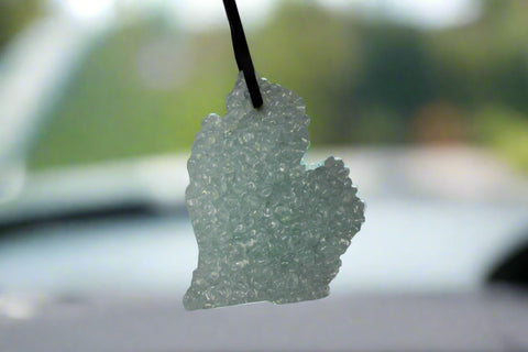 Car Freshie MI Mitten PINE scented