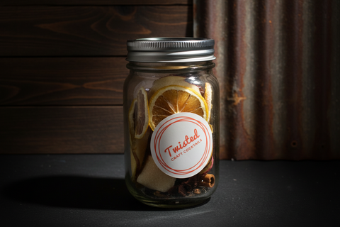 Twisted Craft Cocktails Hot Toddy Infusion Jar