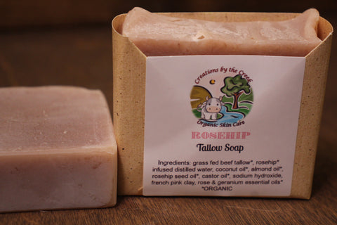 Rosehip Tallow Soap by Creations by the Creek