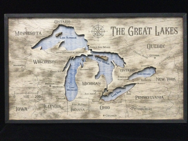 The Great Lakes by Lucky Arrow Designs