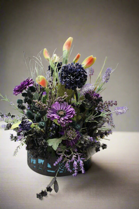 Spooky Midnight Bloom - Halloween Floral Arrangement