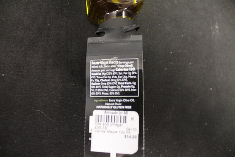 Vanilla Maple Infused Olive Oil